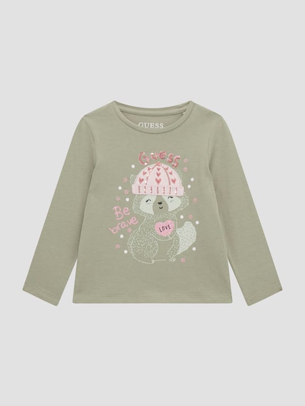 GUESS Eco Logo Long sleeve Tee 3m 7 Green