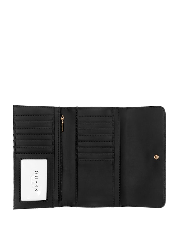 Guess trifold women's wallet clearance