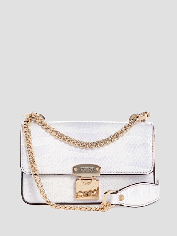 Eliette Snakeskin Mini Convertible Crossbody GUESS Canada