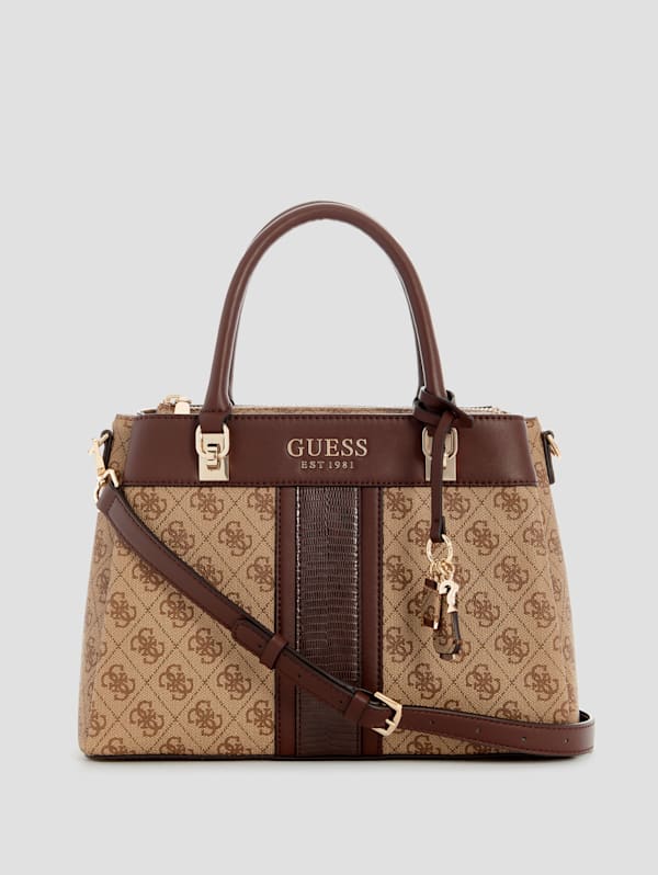Guess cathleen 3 compartment satchel clearance