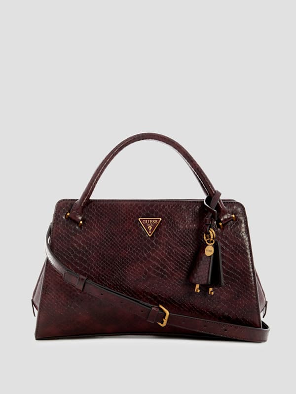 GUESS Georgina Girlfriend Satchel Red One Size