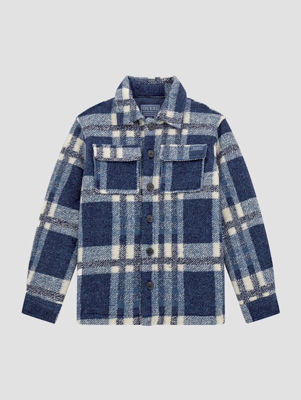 Guess plaid jacket discount