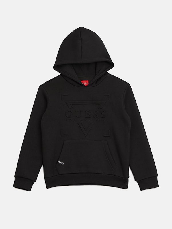 Guess embossed logo sweatshirt outlet