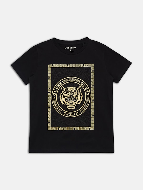Traffin Metallic Tiger Tee 7 16 GUESS Factory Ca
