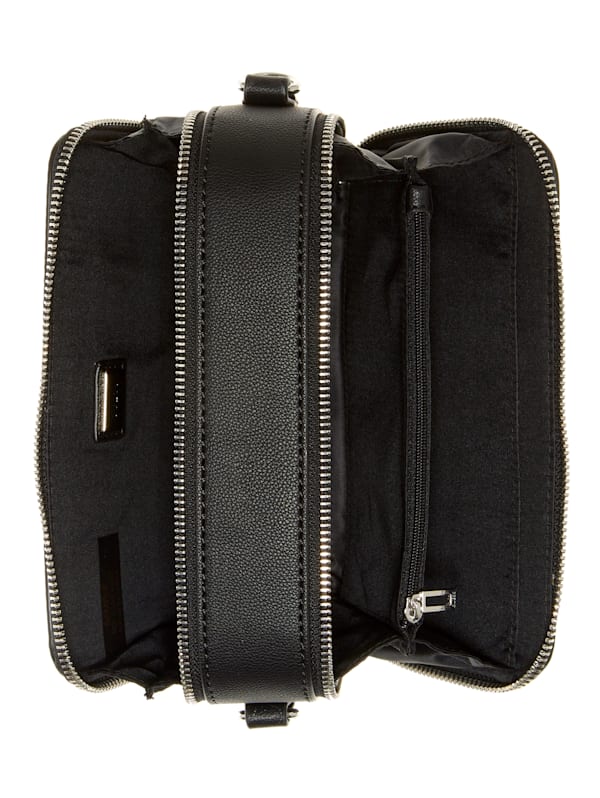 Factory Lewistown Double Zip Crossbody Black One Size