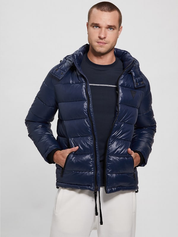 Anthony Logo Puffer Jacket GUESS