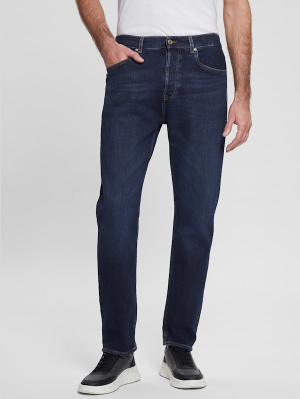 Dark blue guess jeans clearance