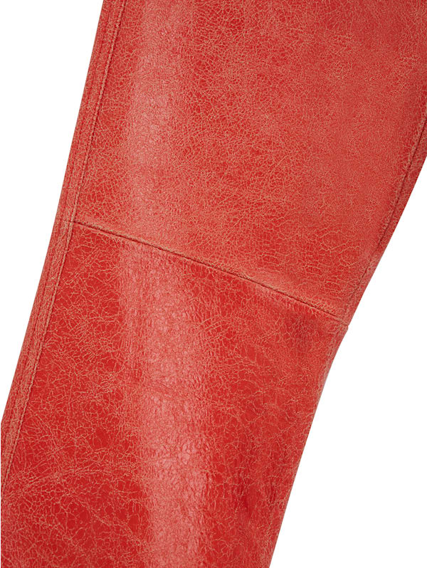 Cracked Leather Pants GUESS