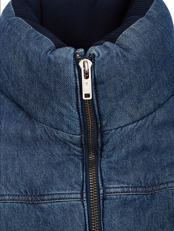 Guess denim puffer jacket top