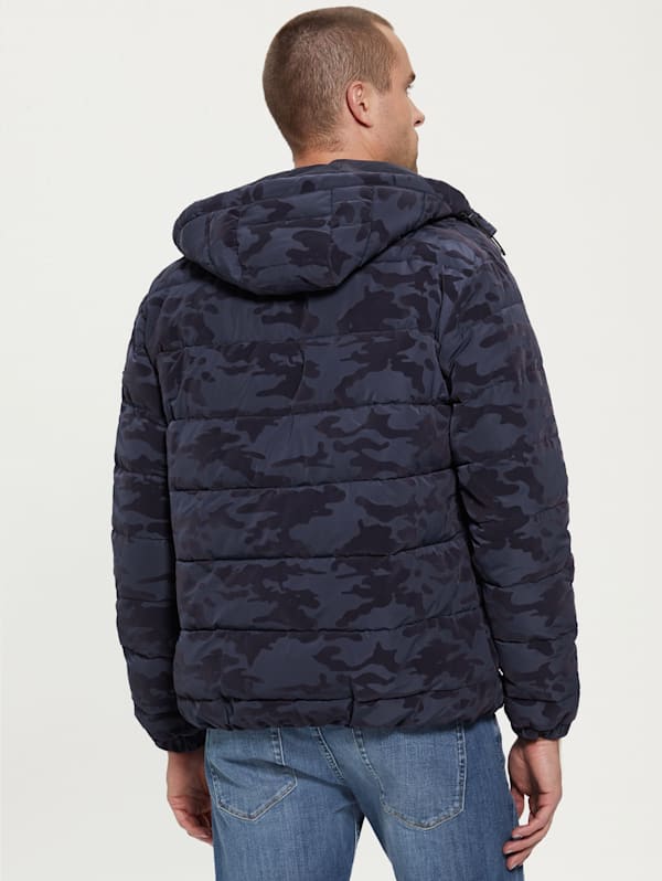 Paisley Camouflage Puffer Jacket