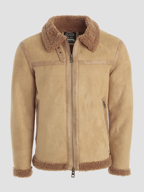 Guess shearling deals