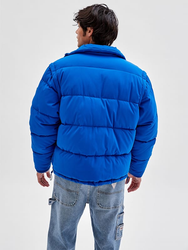 Blue puffa sale