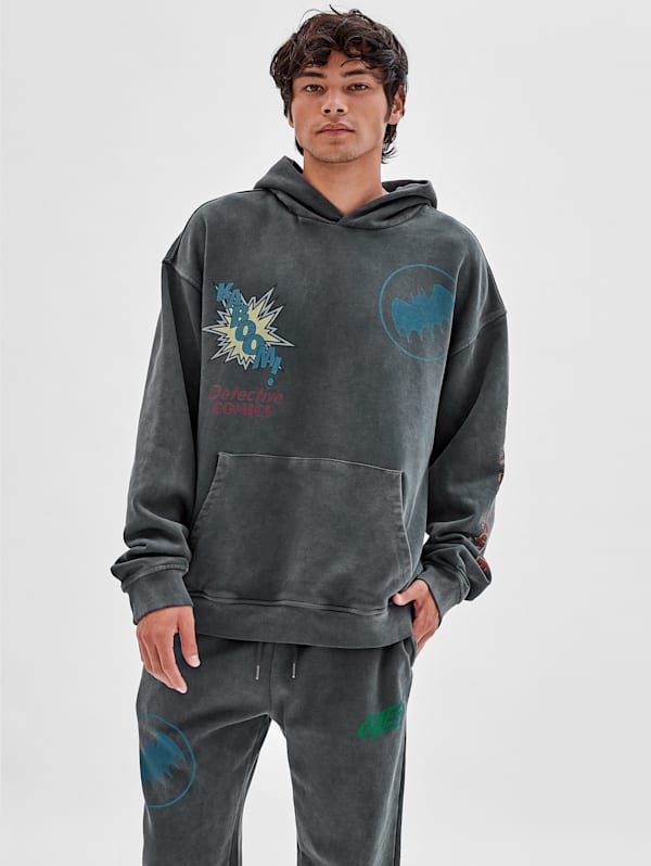 Guess hoodie grey store