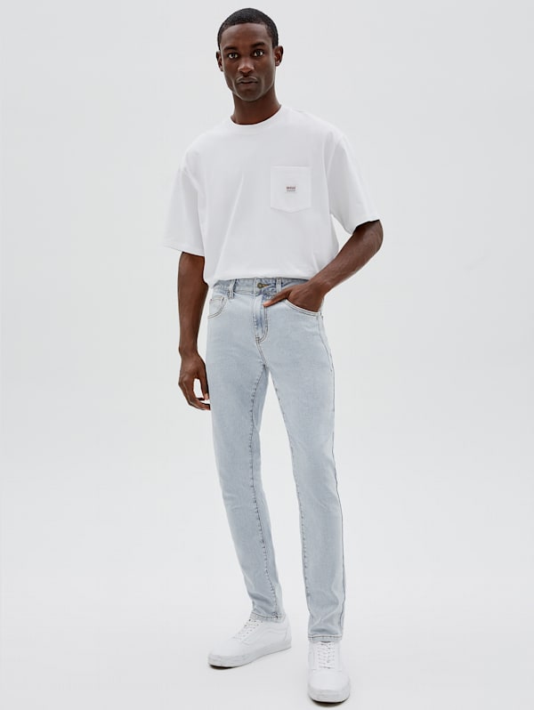 Guess super skinny jeans mens discount