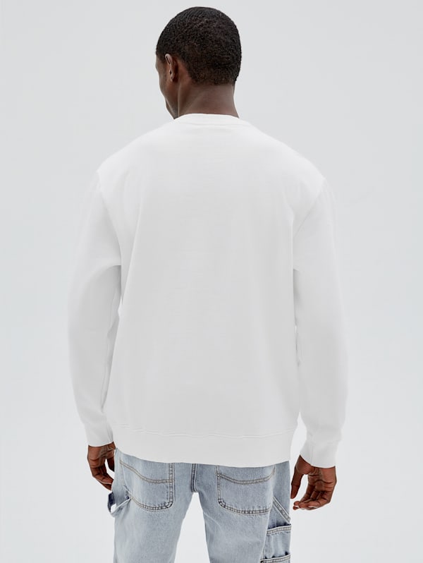 Guess lounge new arrivals logo crew sweatshirt
