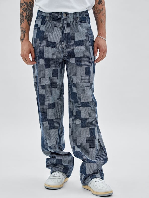 Checkerboard Carpenter Denim - Blue/White in 2023