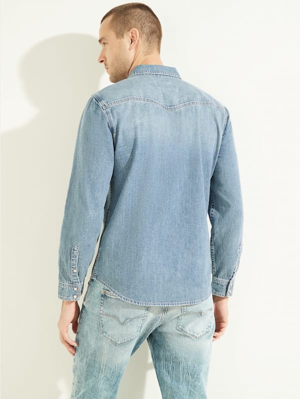 1950's Western Denim Shirt - Medium Wash