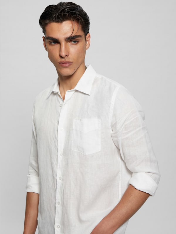 Guess white shirt men outlet