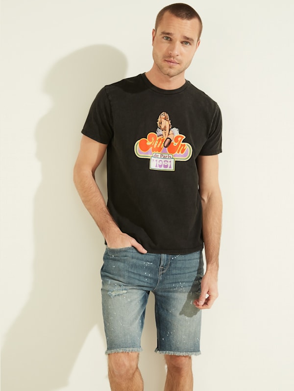 Guess paris discount t shirt