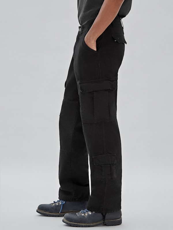 Guess cargo pants mens best sale