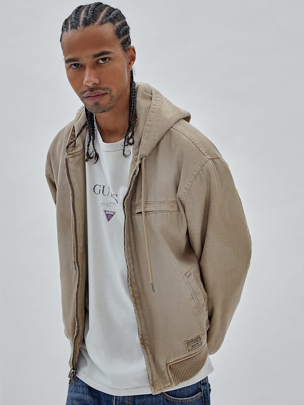 GUESS Originals Canvas Worker Hoodie GUESS