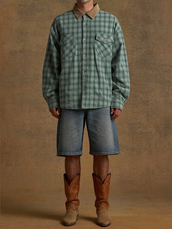 Guess flannel shirt clearance