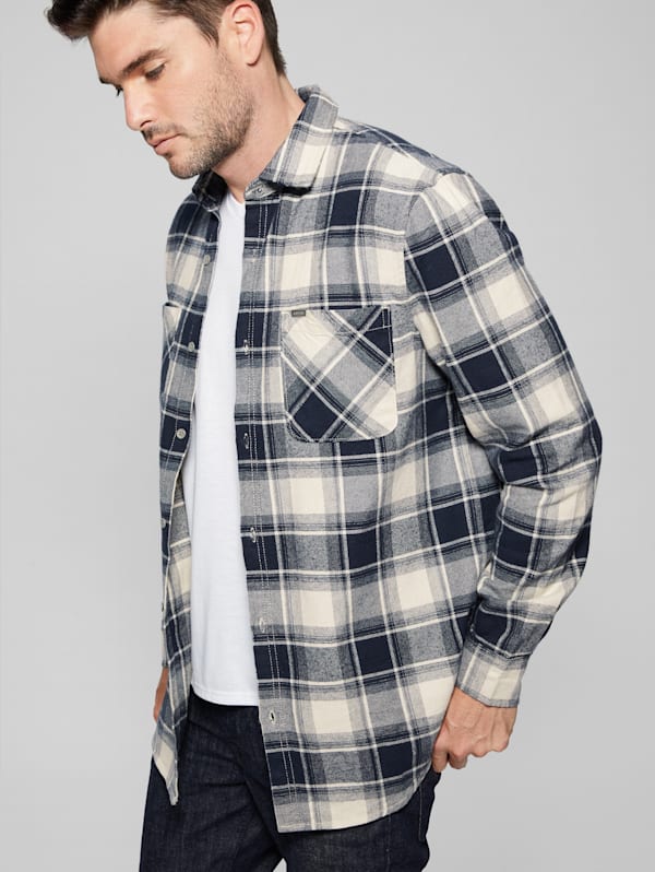 Guess flannel shirt hot sale
