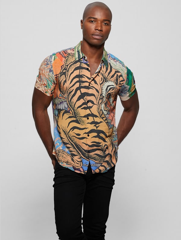 Eco Rayon Bonsai Tiger Shirt