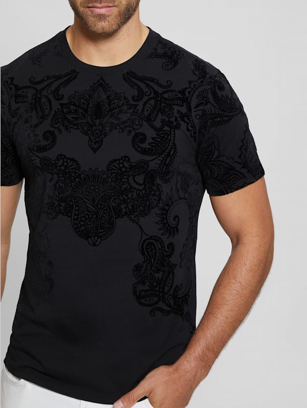 Guess black tee hot sale