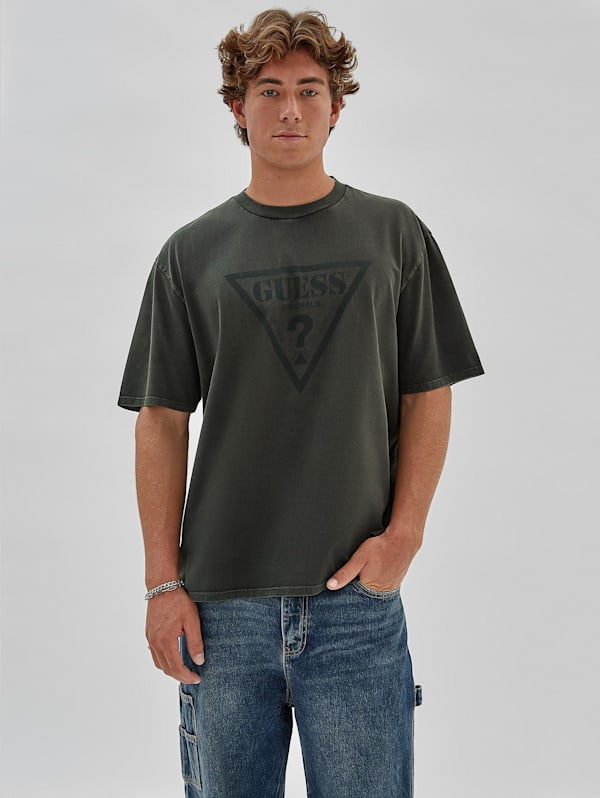 Guess t shirt hotsell green