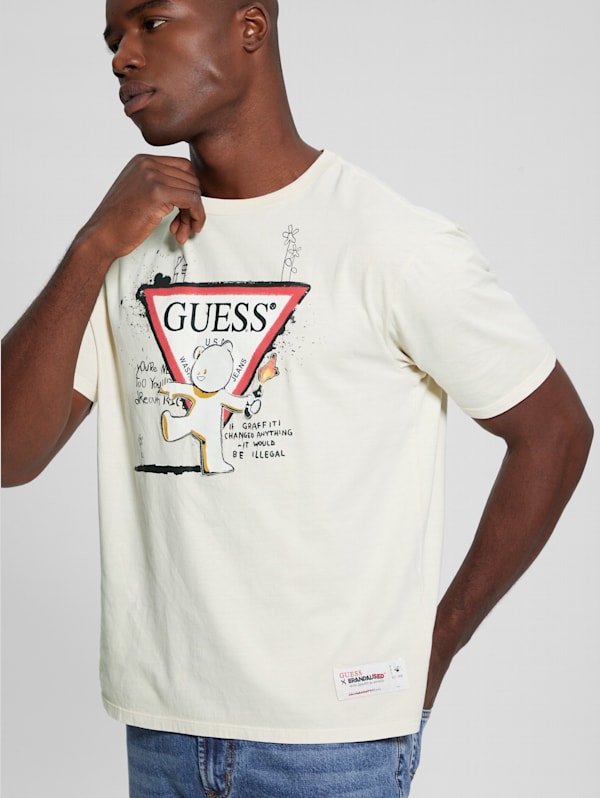 White guess t shirt store