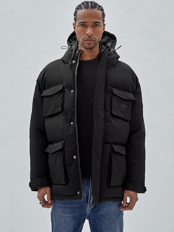 Guess parka clearance coat