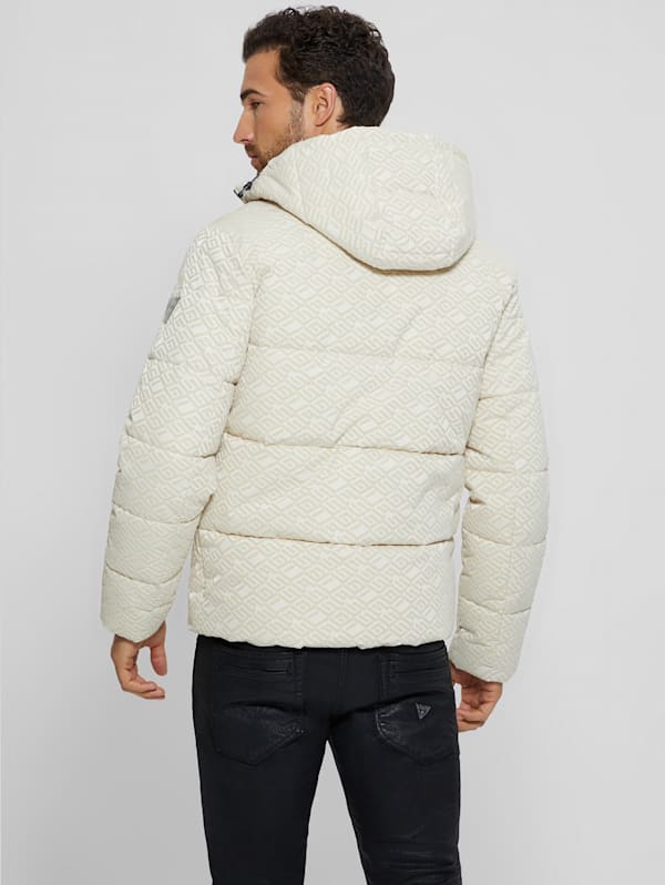 Guess mason hooded puffer jacket top