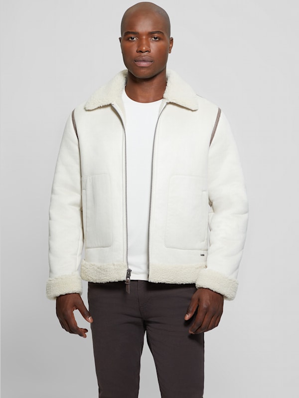 Redford Bonded Sherpa Jacket GUESS Factory