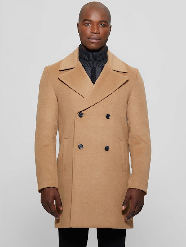 Guess twill hot sale knit peacoat
