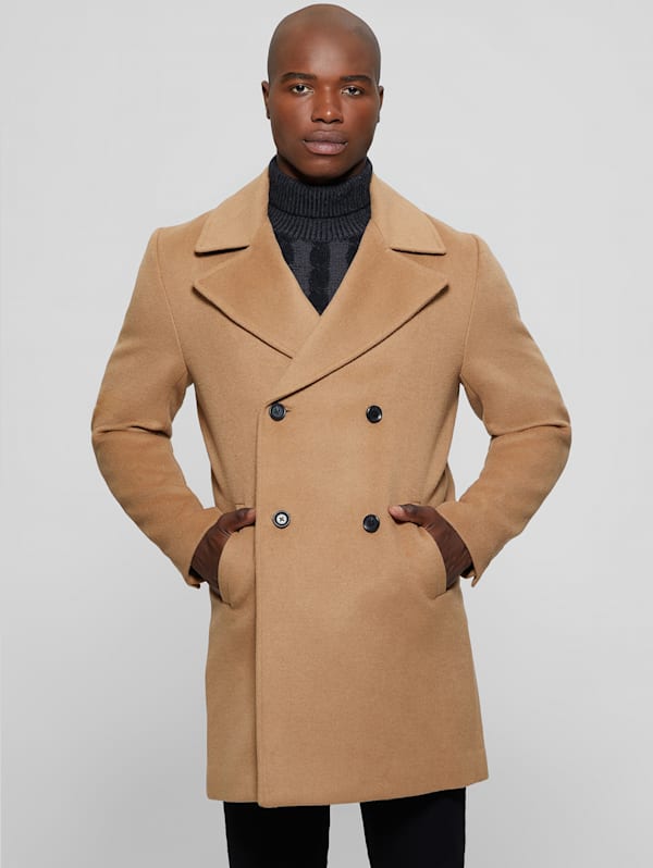 Guess camel cheap coat