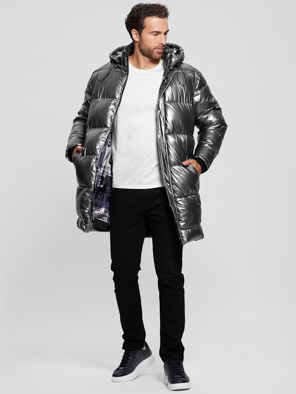 Guess metallic jacket top
