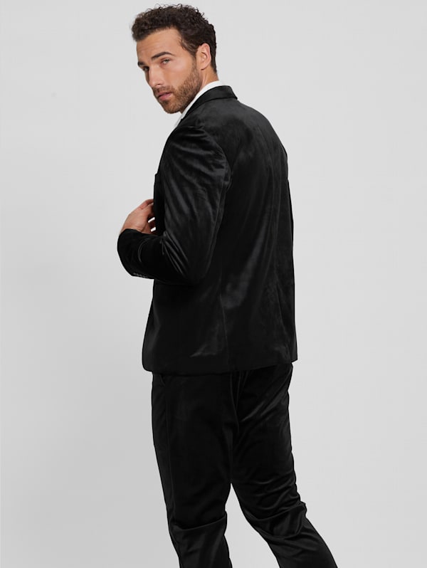 Fulham Velvet Blazer GUESS Canada