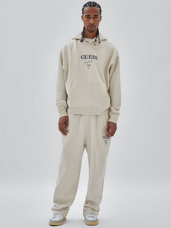 GUESS Originals Eco Heather Logo Hoodie | GUESS