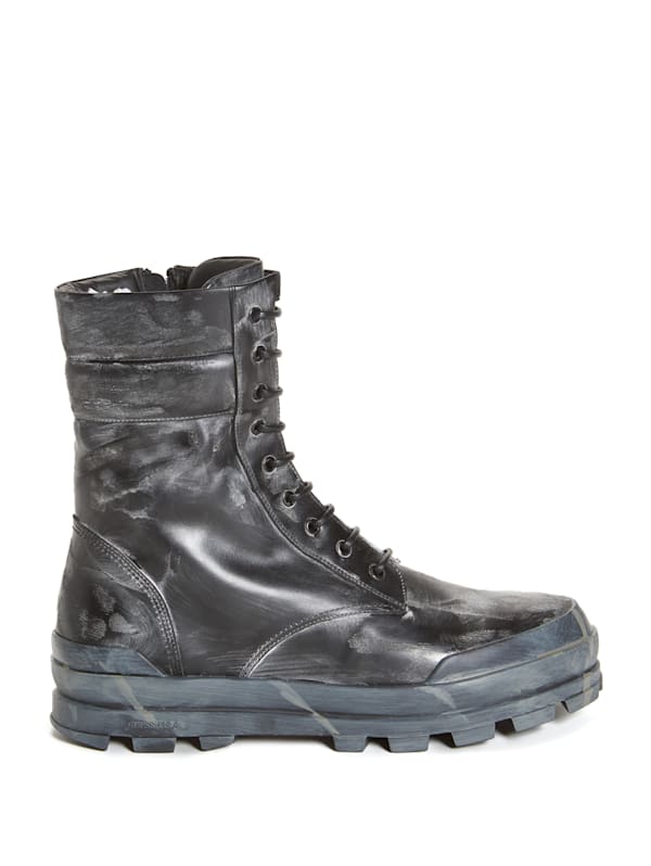 Black guess boots best sale