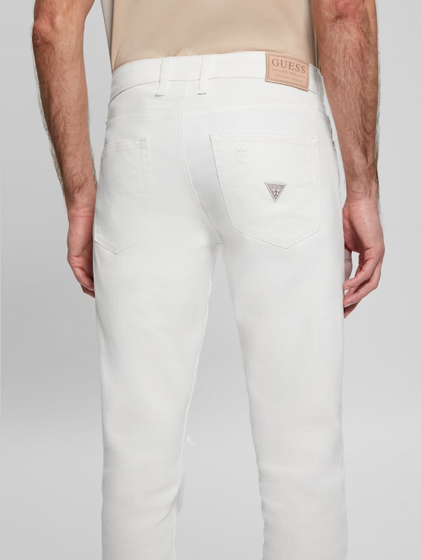 White guess jeans mens discount