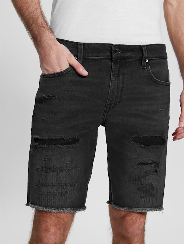 Guess ripped shorts discount