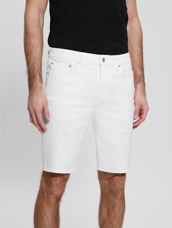 Guess jean shorts mens cheap