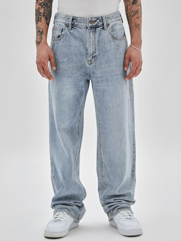 Grey guess jeans top