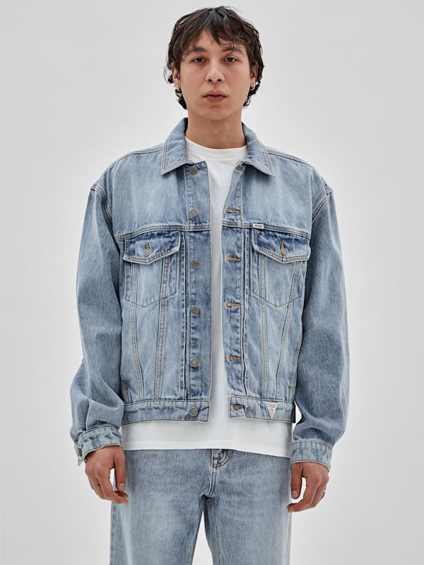 Guess oversized denim jacket cheap