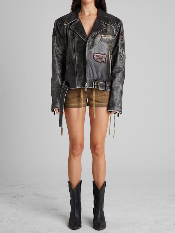 Vintage Leather Jacket GUESS