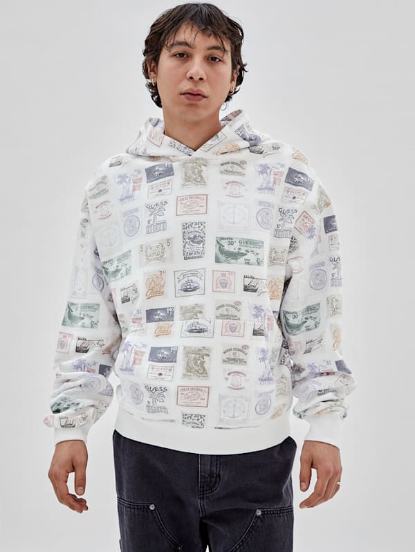 White guess hoodie cheap