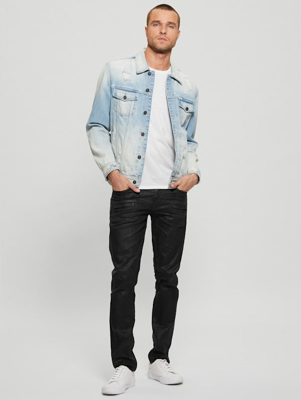 Guess zipper jeans outlet