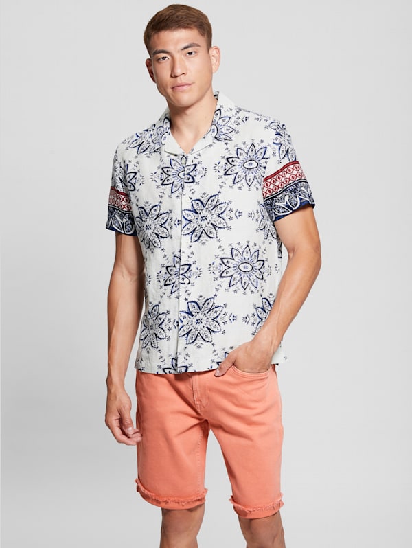 Eco Island East Floral Linen Shirt | GUESS