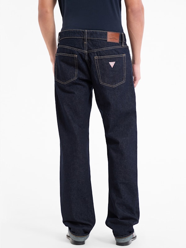 Selvedge Denim Straight Jeans | GUESS